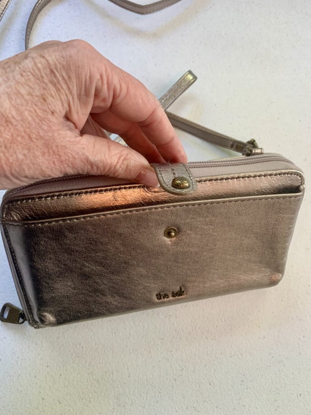 THE SAK 3-in-1 Phone Wallet Bronze - Picture 5 of 12